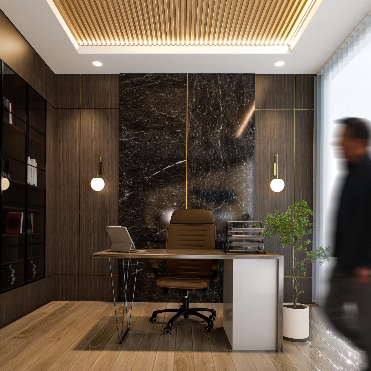 Proyek arsitektur - fasad modern